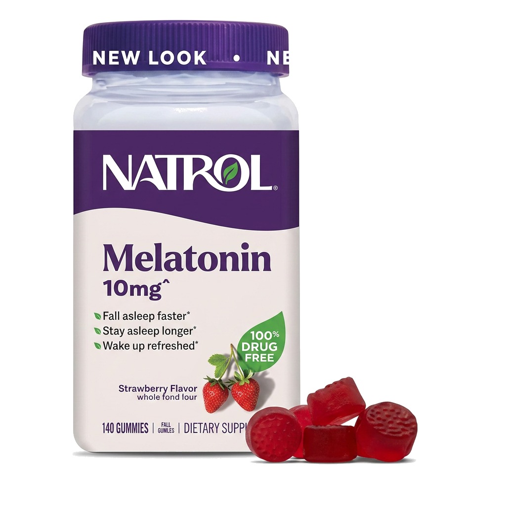 褪黑素 10mg 睡眠软糖 (Natrol 参考)